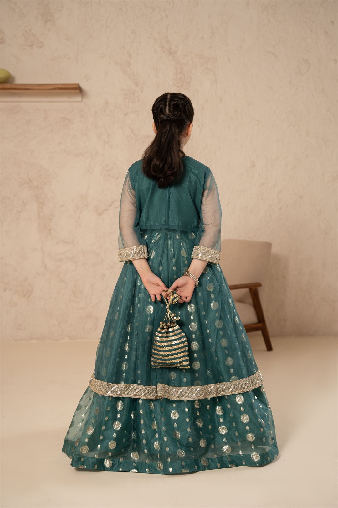 Emerald Shine Gown