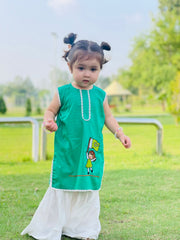 Azaadi outfit hand embroidered
