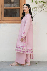 Elegant Embroidered Lawn 3-Piece Suit With Chiffon Dupatta
