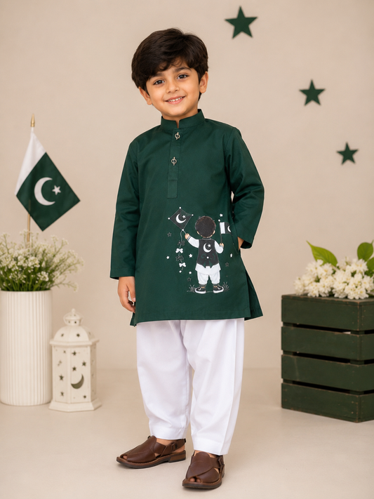 Azaadi outfit boy