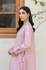 Elegant Embroidered Lawn 3-Piece Suit With Chiffon Dupatta