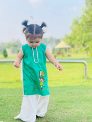 Azaadi outfit hand embroidered