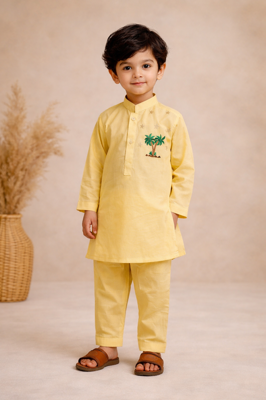 Yellow Kurta Set