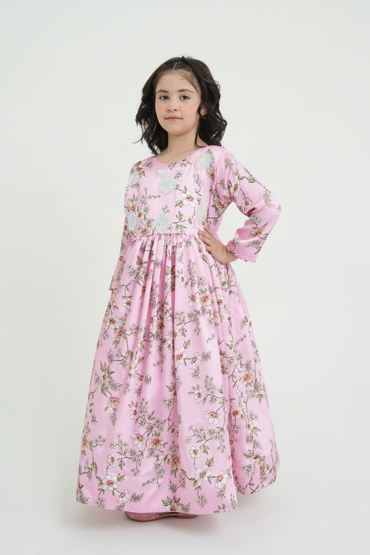 Elysian Silk Floral Maxi Dress