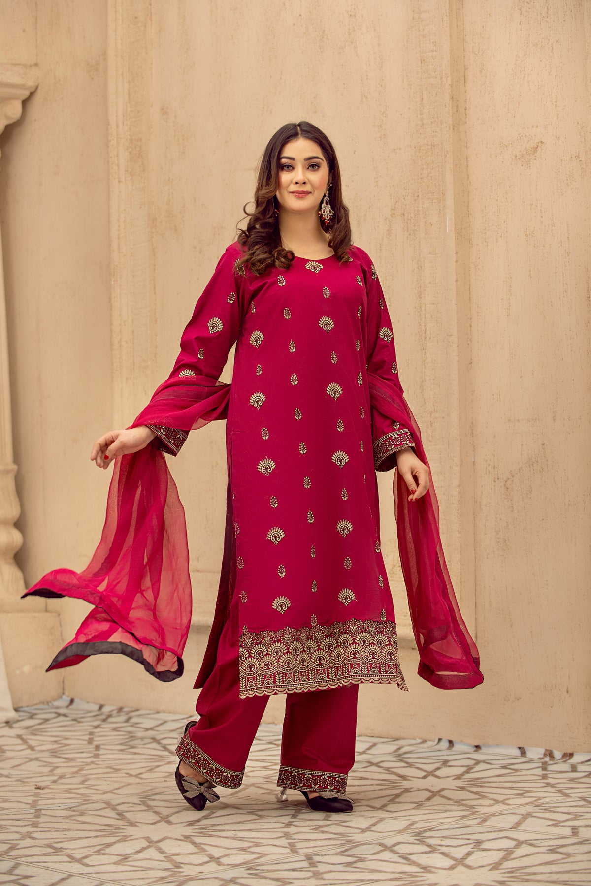 Afsaneh Embroidered unstitch