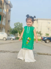 Azaadi outfit hand embroidered