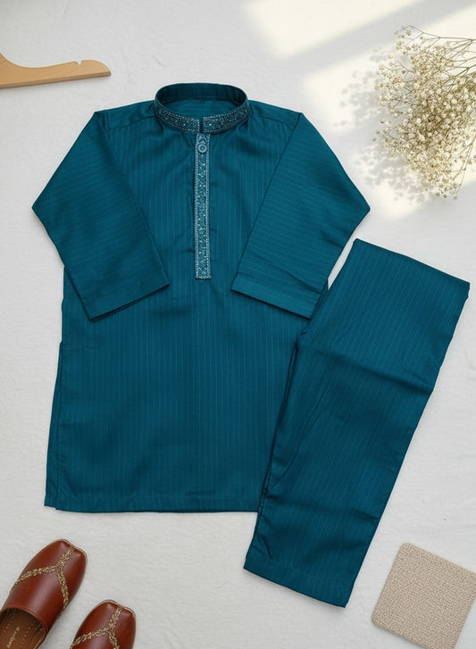 Teal Kurta Set