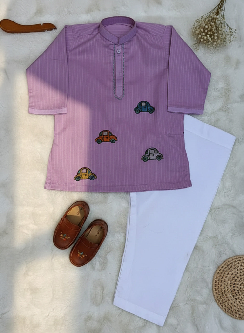 Lavender Kurta Set