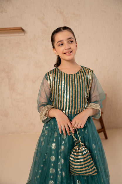 Emerald Shine Gown