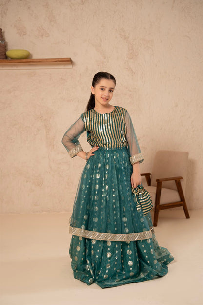 Emerald Shine Gown