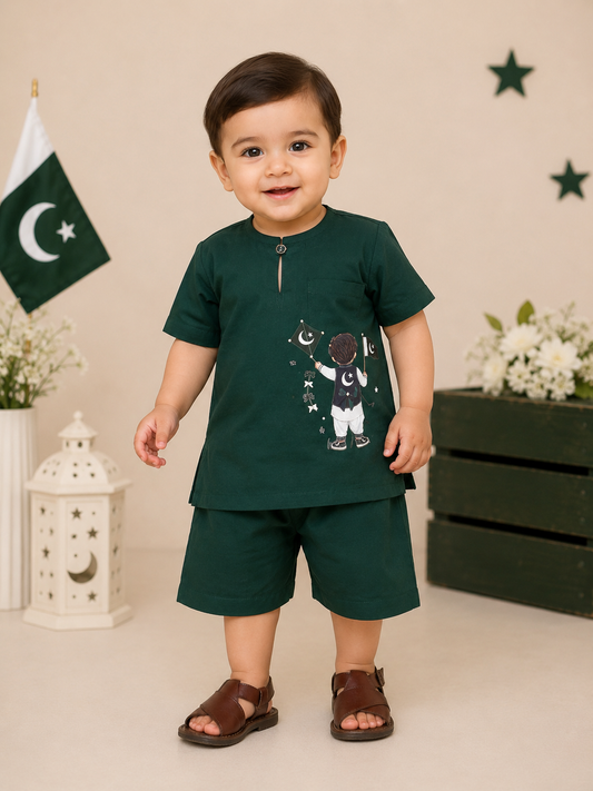 Azadi shorts set
