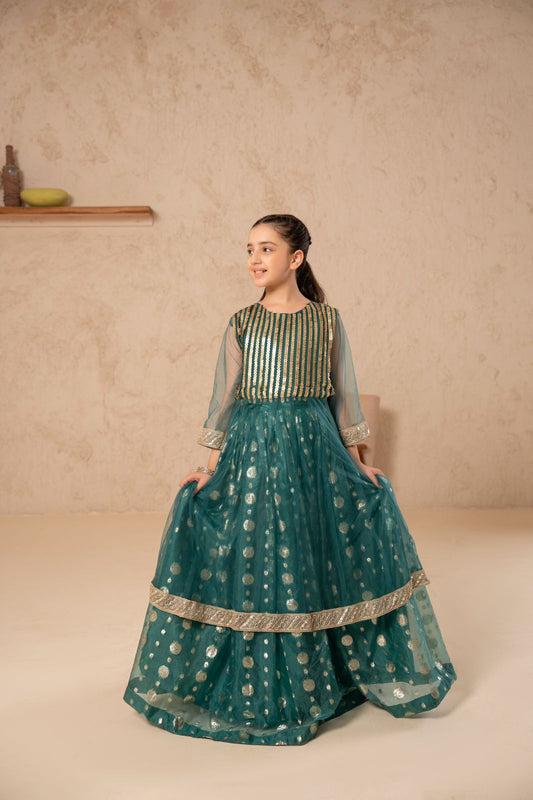 Emerald Shine Gown